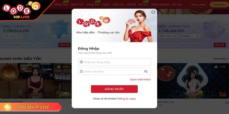 Lode88 đăng nhập - Hướng dẫn chi tiết dễ thực hiện 2 Vào Lode88 đăng nhập cần cung cấp thông tin chuẩn xác